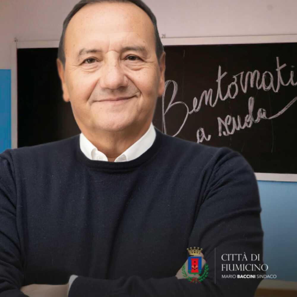 Inizia l’anno scolastico a Fiumicino, l’augurio del Sindaco Mario Baccini 1 Mario Baccini Sindaco di Fiumicino.jpg