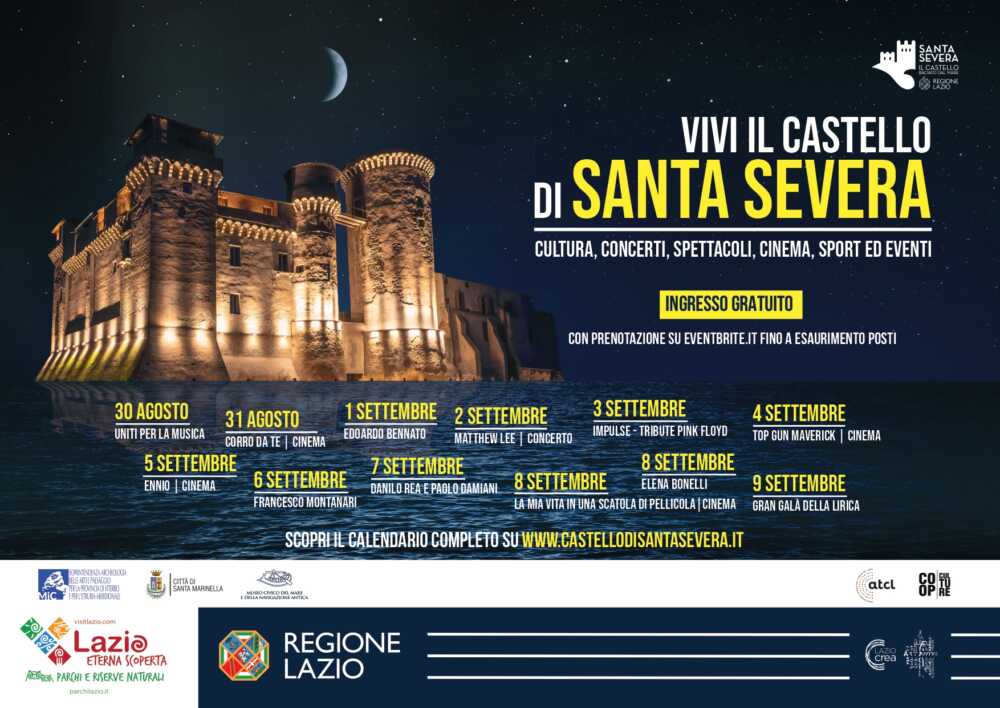 Si conclude sotto l’insegna dei sold out la rassegna “Vivi il Castello di Santa Severa” 1 eventi santasevera estate2023 A5 page 0001.jpg ultimo.jpg