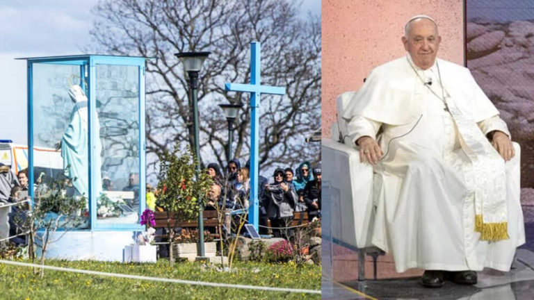 Madonna di Trevignano e papa Francesco.jpg