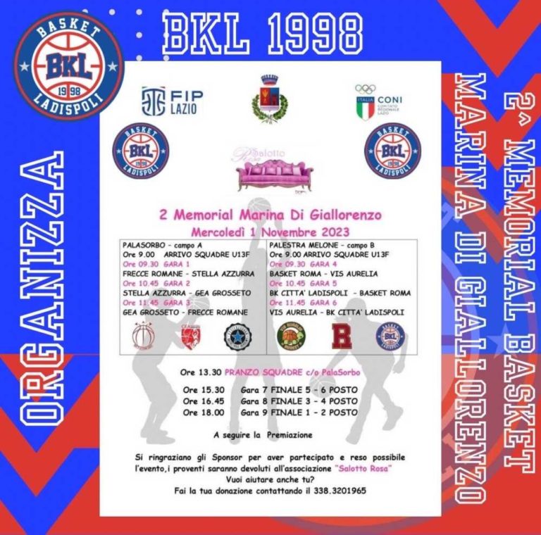 Secondo memorial Di Giallorenzo il programma della Basket Ladispoli.jpeg