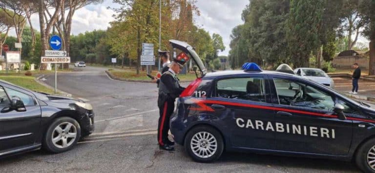 Perseguitava la ex compagna, Carabinieri arrestano 60enne in Provincia di Roma 1 Carabinieri Prima Porta Labaro Cimitero Flaminio 1.jpg