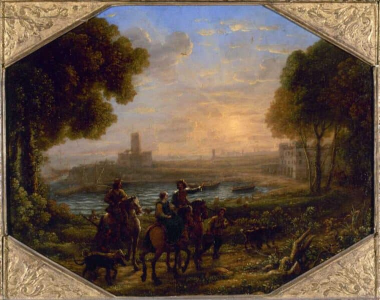 Quadro di Santa Marinella ritrovato a Parigi: fu commissionato nel 1639 1 Claude Lorrain Gellee Paysage avec leport de Santa Marinella 759x600.jpg