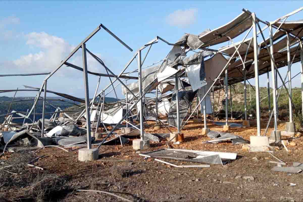 Libano impianto solare autofinanziato distrutto.jpg