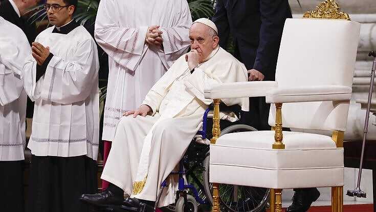 Salta il discorso del Pontefice, Papa Francesco: “Non sto bene” 1 Papa Francesco non sta bene.jpg