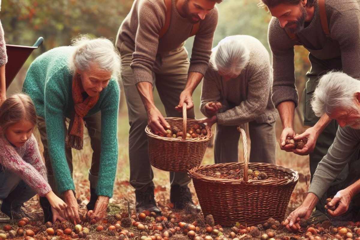 Ti spiego perché i cittadini stanno raccogliendo ghiande per riforestare gli alberi della Virginia 1 Raccogliere ghiande.jpg