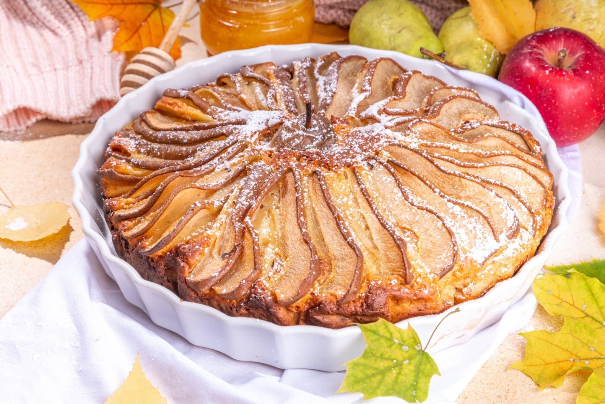 Torta tante pere poco impasto: la torta invisibile più deliziosa che tu abbia mai mangiato! 1 Torta di pere 1 scaled.jpg