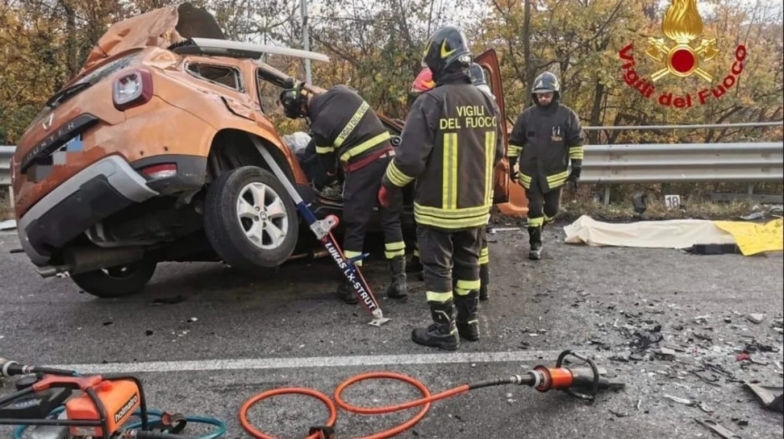 Tragico incidente stradale in .jpg