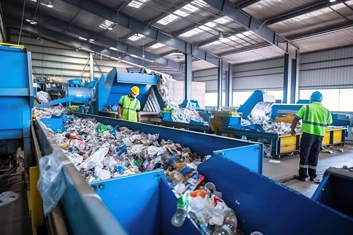 Centinaia di sostanze tossiche nella plastica riciclata proveniente da impianti di 13 Paesi, lo studio shock 1 impianto riciclo plastica.jpg
