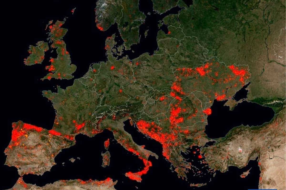 SOS Foreste: devastate dagli incendi del 2022, l’Ue propone una nuova legge sul monitoraggio forestale 1 incendi europa 2022.jpg