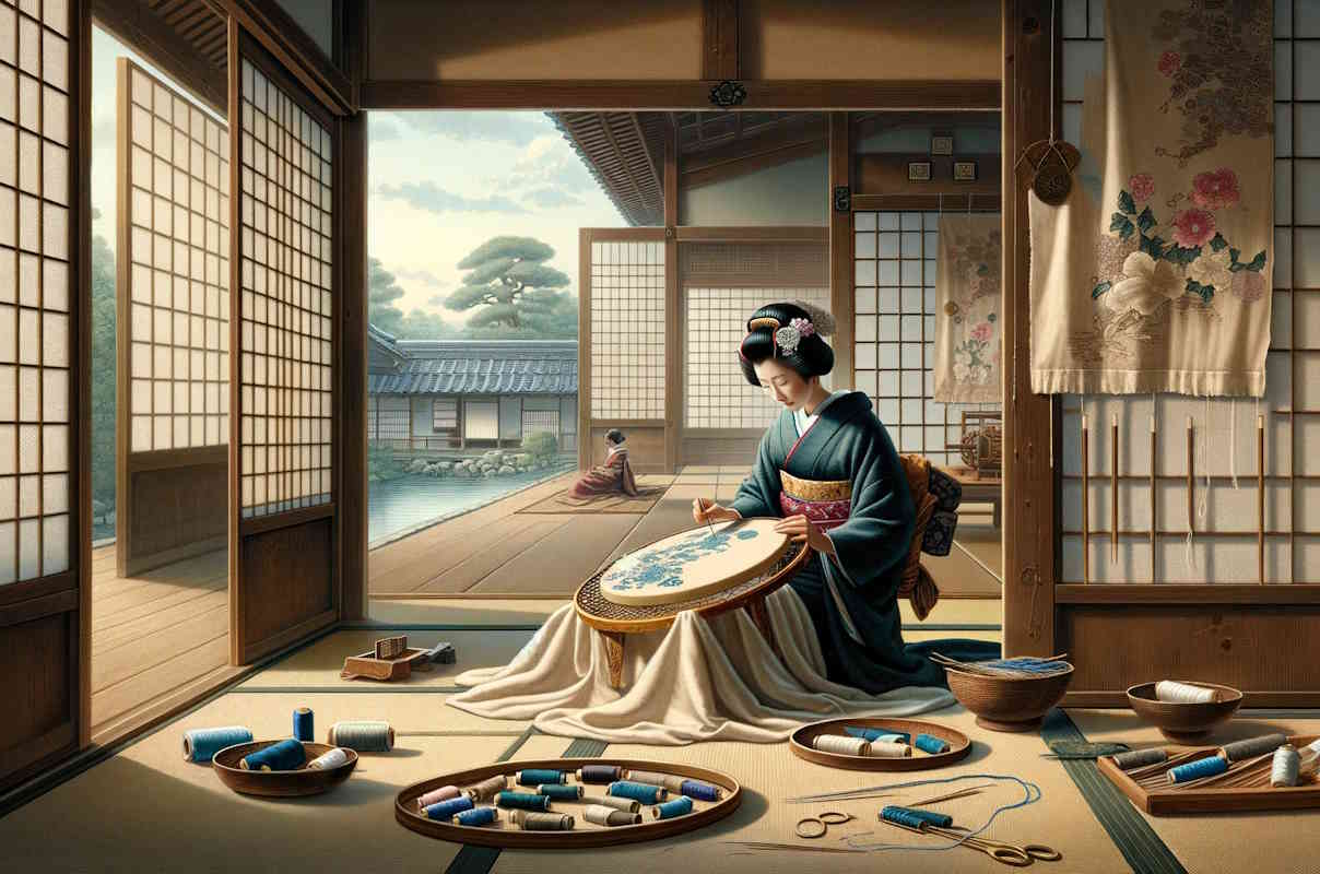 Sashiko: l’antica tecnica di ricamo giapponese che impreziosisce i vestiti bucati o rovinati 1 ricamo giappone.jpg