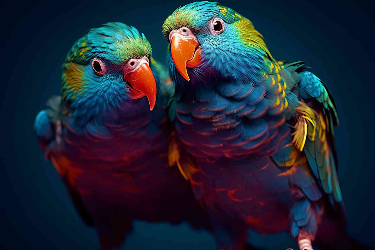 Sai come vedono gli uccelli? Il mondo è ancor più incredibile attraverso la loro visione UV 1 uccelli AI.jpg