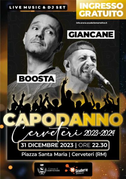 BOOSTA E GIANCANE Capodanno a Cerveteri 424x600.jpg
