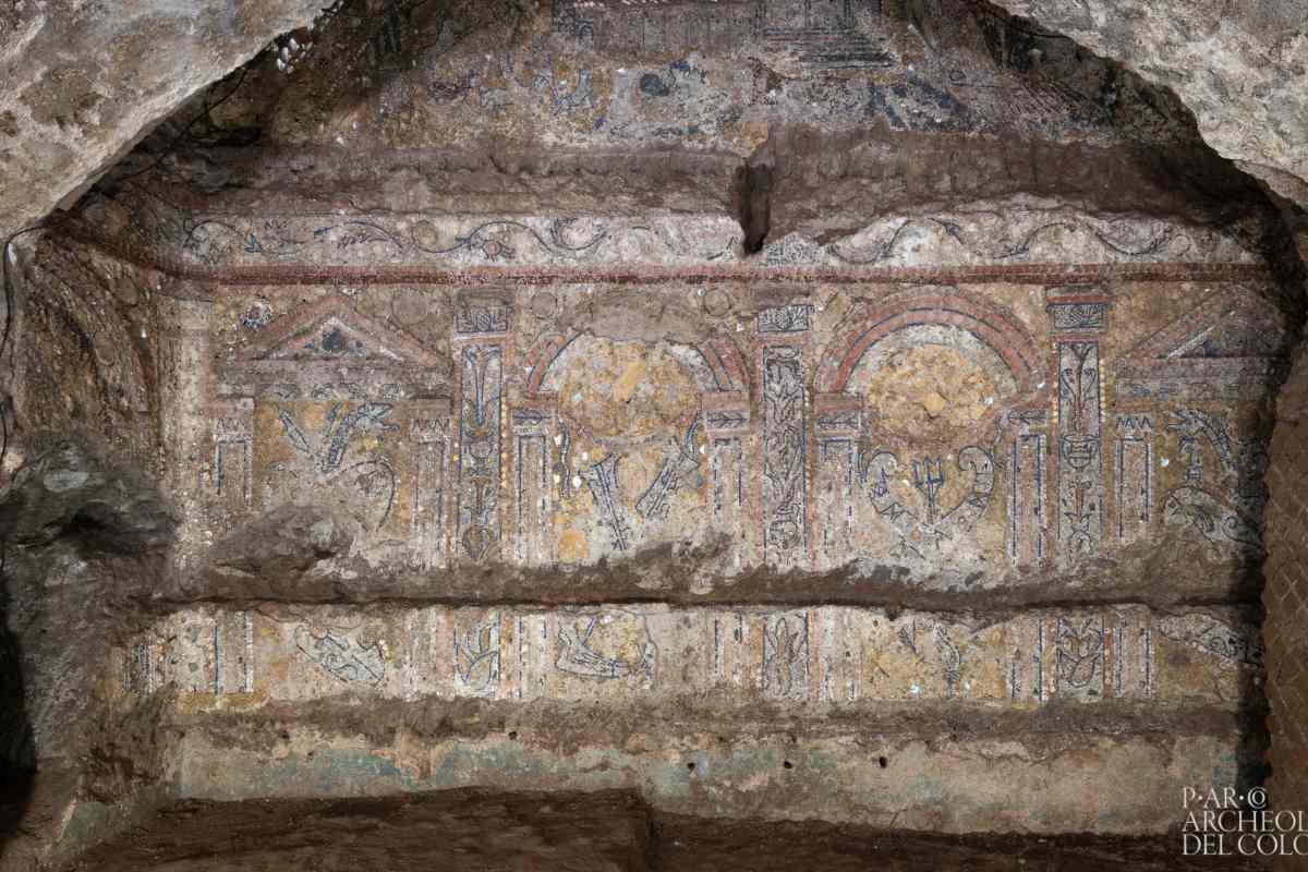 Scoperta nel cuore di Roma una lussuosa domus tra il Foro Romano e il Palatino (con un magnifico mosaico) 1 Domus del Vicus Tuscus.jpg