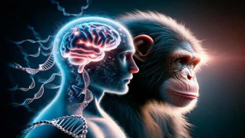 Human Primate Brain Genetics Art Concept 1 500x281.jpg