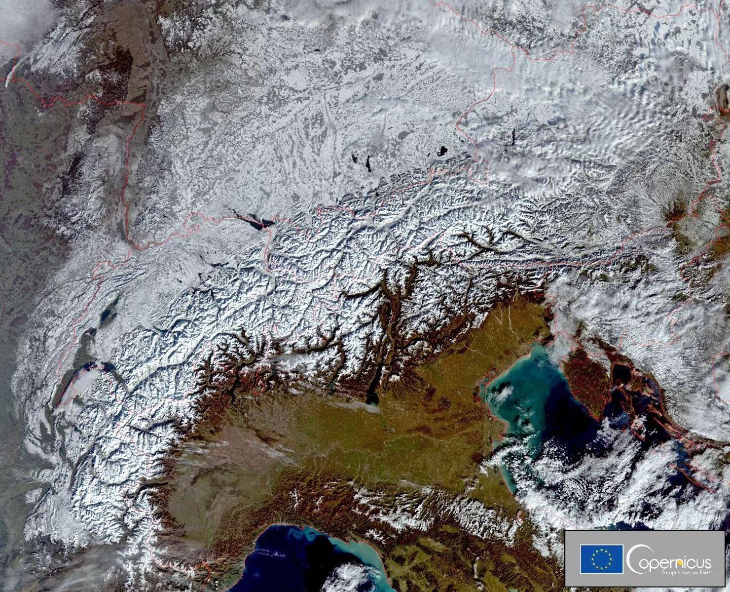 L’Europa sommersa di neve vista dallo Spazio 1 LEuropa sommersa di neve vist.jpg