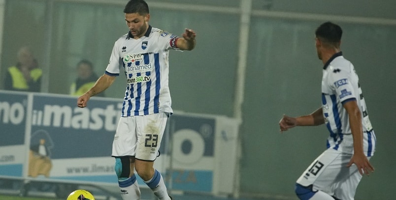 Verso Entella-Pescara: Zeman deve rinunciare solo a Ciocci, previste novità 1 PELLACANI.jpg