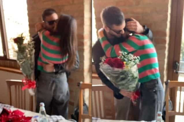 Pierpaolo sorprende Giulia con.jpg