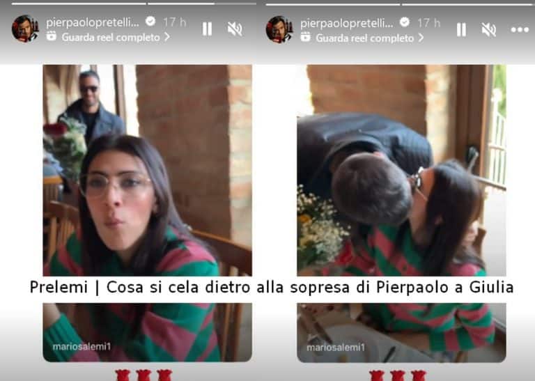 Pierpaolo sorprende Giulia il.jpg