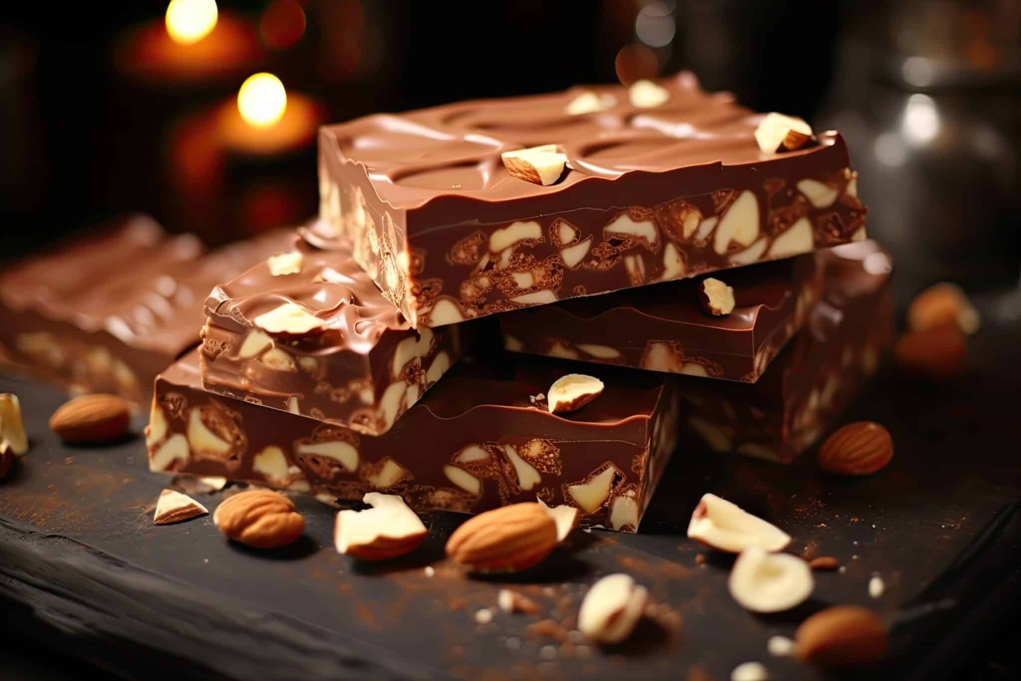 Torrone al cioccolato, solo il meglio per Natale 1 Torrone scaled.jpg