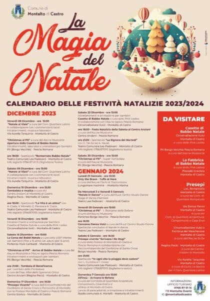 Magico Natale a Montalto e Pescia: eventi, spettacoli e tradizioni per tutta la famiglia 1 cartello natale 420x600.jpeg