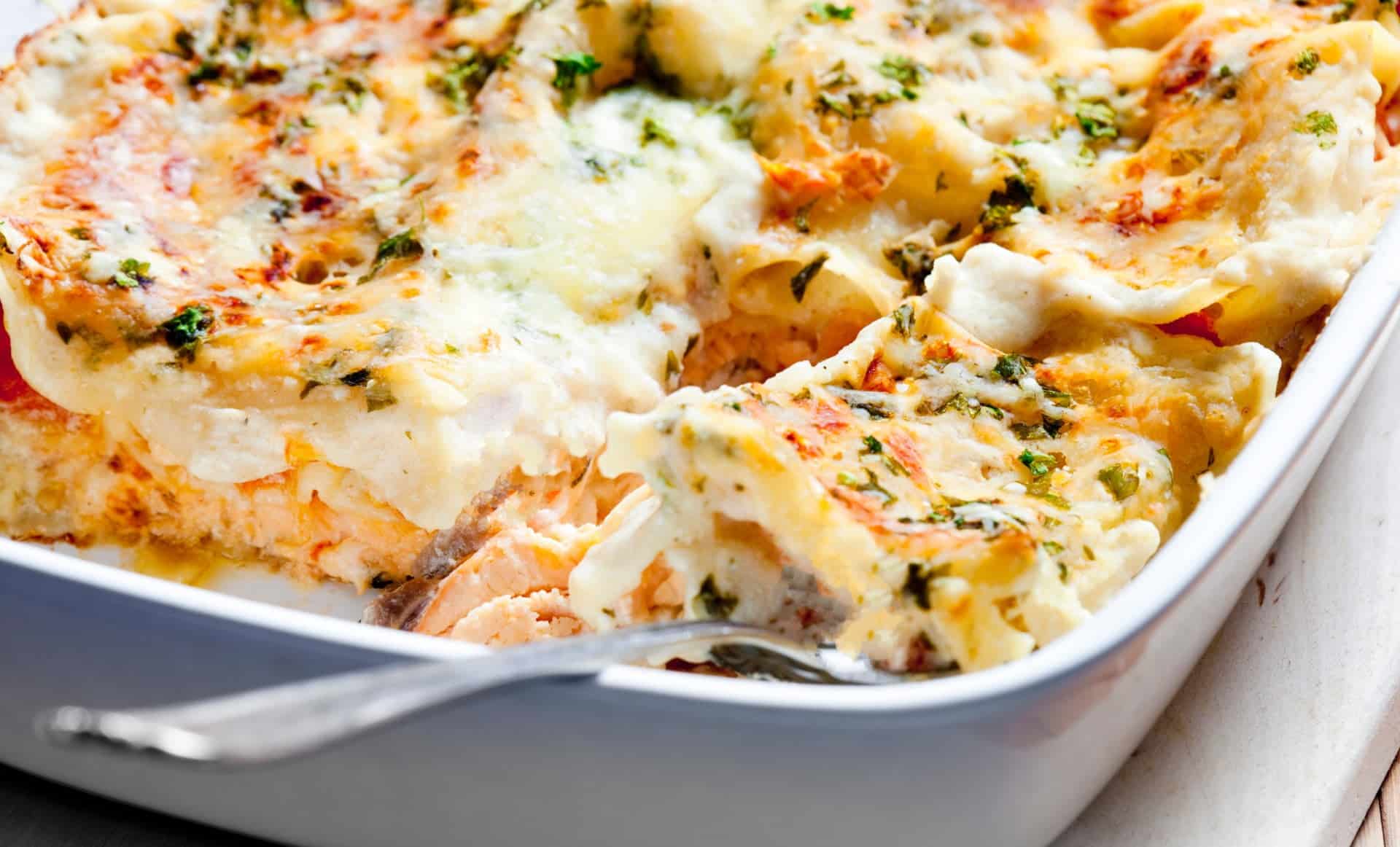 Lasagne al salmone: un primo originale per Capodanno 1 lasagna al salmone.jpg