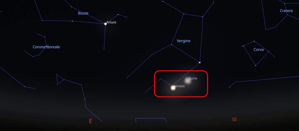 luna venere 9dic2023 h 5.00