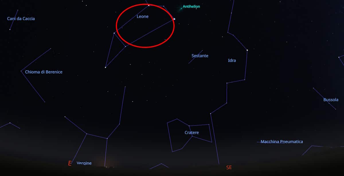 stelle cadenti alfa leonidi 31 gennaio 2024