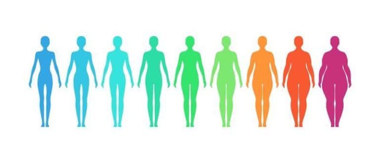 illustration on white background of silhouetted figures in a rainbow of colors thinnest on the left and largest on the right m.jpg