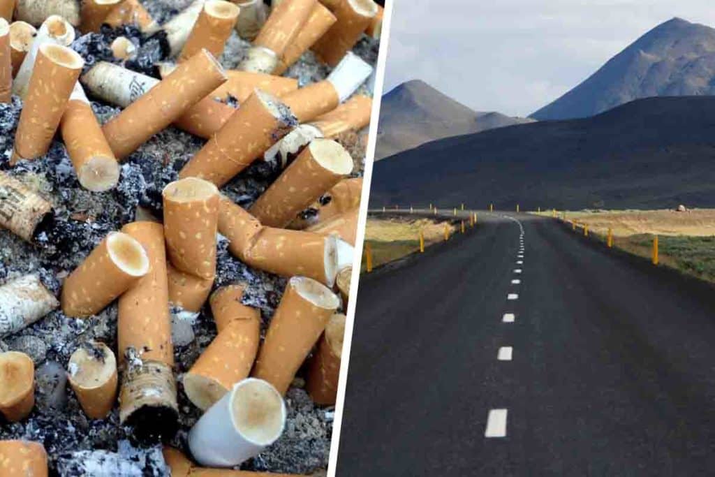 strade realizzate dai mozziconi di sigaretta.jpg