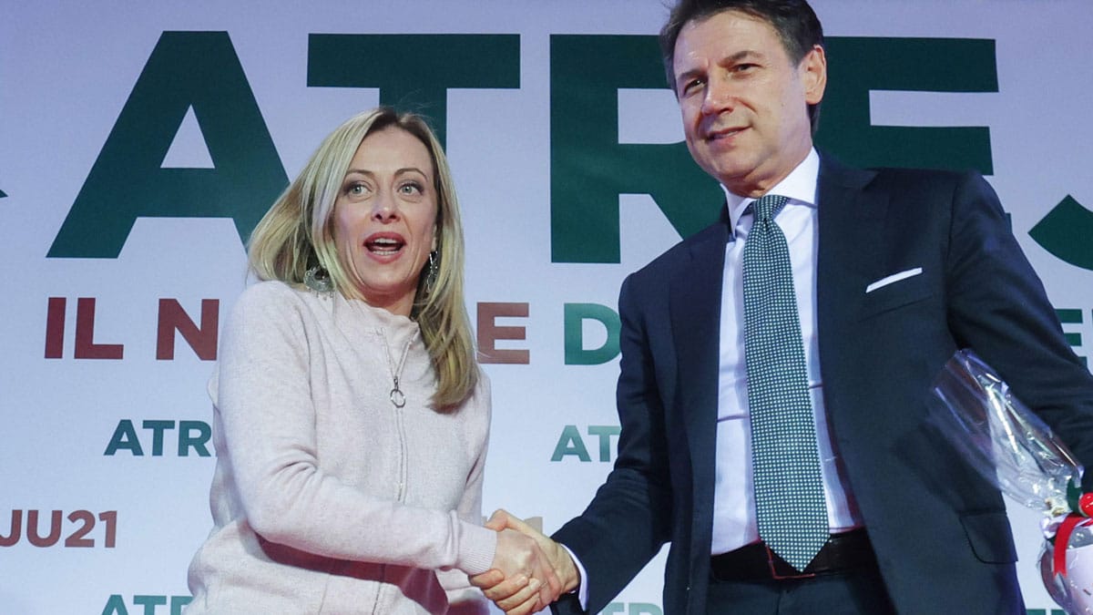Scontro tra Conte e Meloni sul Mes, sciolto il giurì d’onore 1 giuseppe conte giorgia meloni.jpg