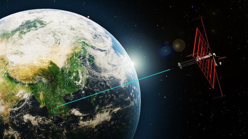 Trasmissione di energia solare dallo spazio: un passo verso una centrale solare nello spazio 1 space laser pew pew m.jpg