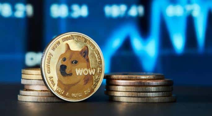 Closeup Of Golden Dogecoin Cryptocurrenc 1.jpeg