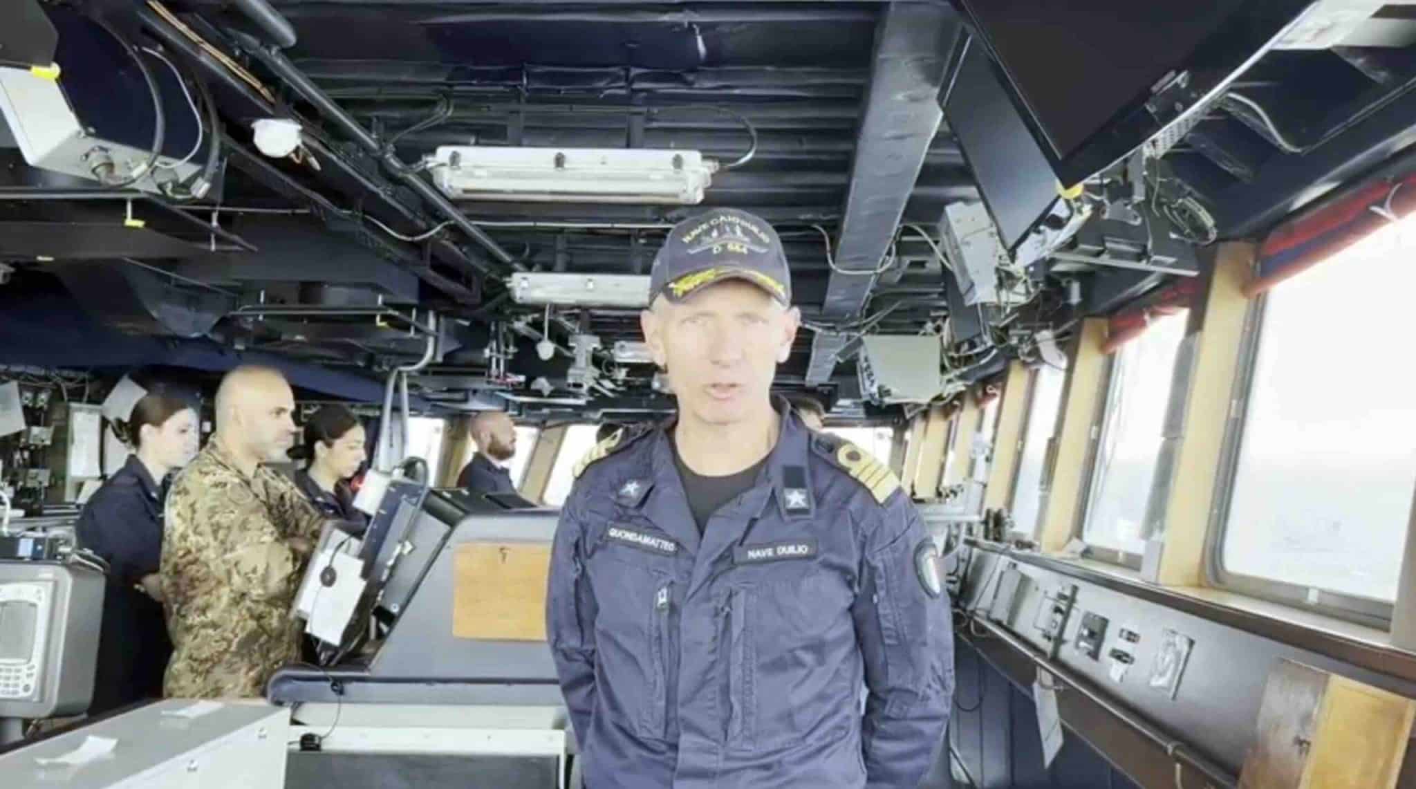 Mar Rosso, il comandante di Nave Duilio dopo l’attacco Houthi: «È una zona di conflitto, siamo pronti anche se è faticoso» 1 duilio andrea quondamatteo houthi mar rosso scaled.jpeg