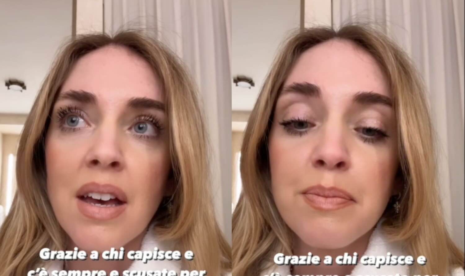 Lo sfogo di Chiara Ferragni in lacrime: «È un periodo di me**a, non posso fingere che tutto vada bene» – Il video 1 ferragni piange.jpg