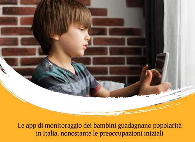 Le app di monitoraggio dei bambini guadagnano popolarità in Italia, nonostante le preoccupazioni iniziali