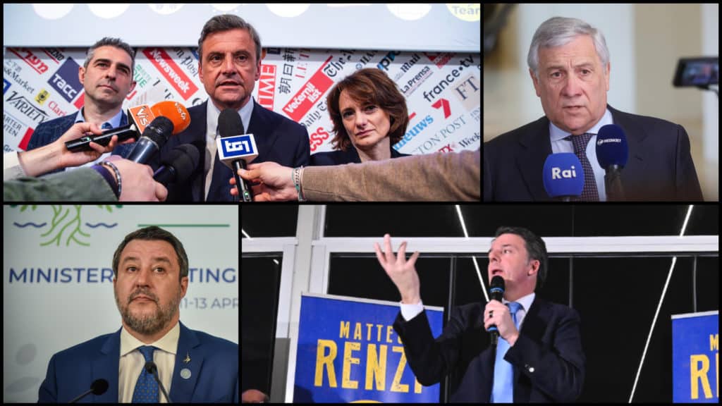 Renzi calenda tajan Salvina florio.jpg