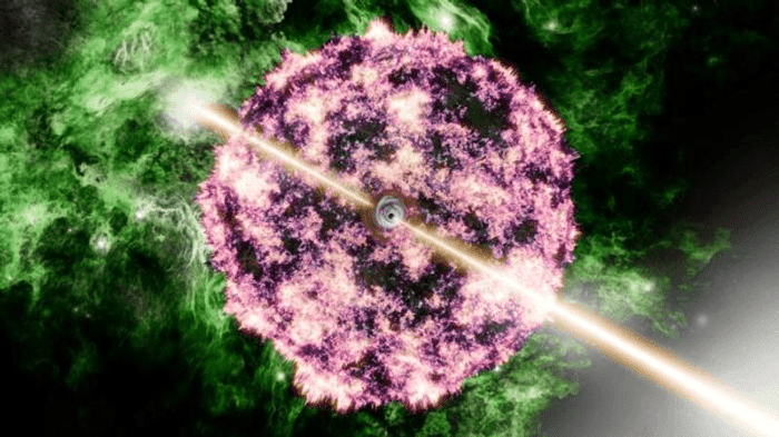 Il mistero del GRB 221009A: il più luminoso di tutti i tempi 1 being boaty m.png