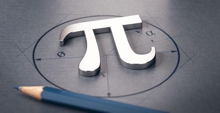 pi symbol in a circle on a grey background a blue pencil in the foreground m.jpg