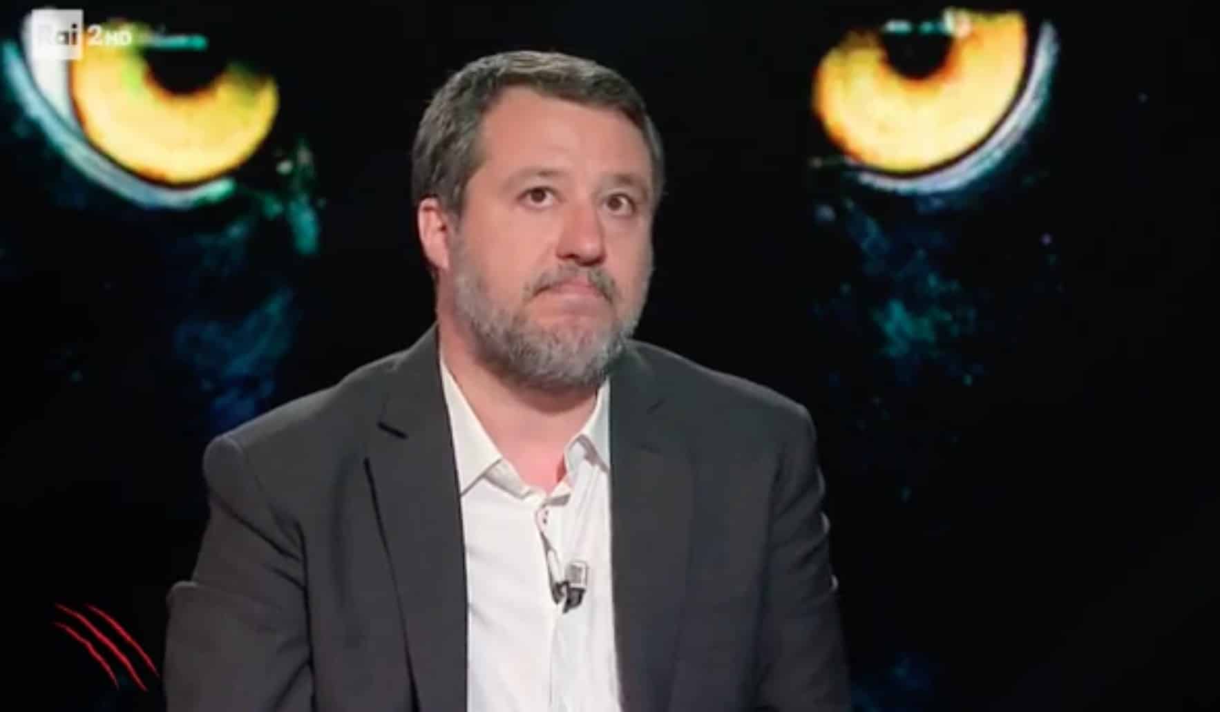 Belve, Matteo Salvini esce in lacrime dallo studio al ricordo dei suoi nonni – Il video 1 salvni belve lacrime nonno.jpg