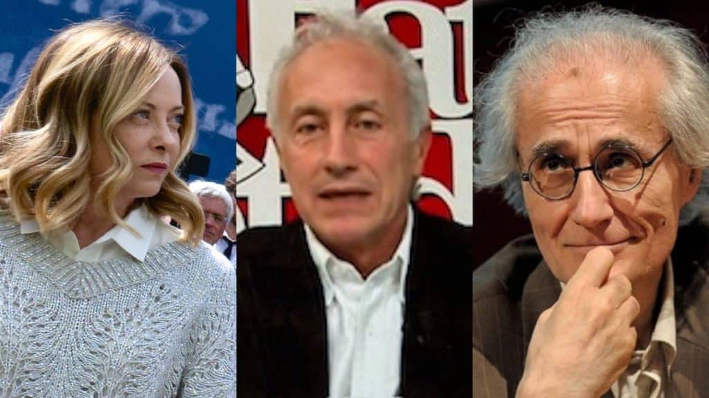 travaglio canfora meloni diffamazione nazismo 1.jpg