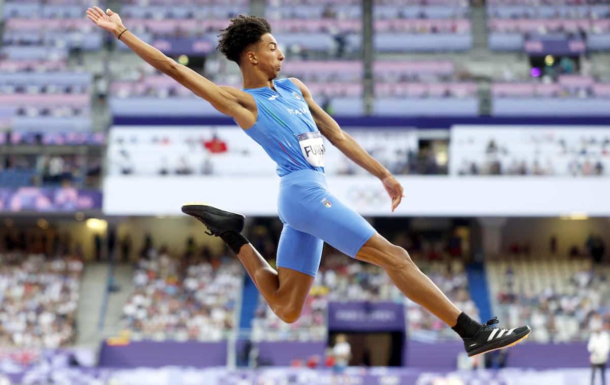 Olimpiadi 2024, Mattia Furlani vince il bronzo nel salto in lungo: l’argento sfugge per 2 centimetri 1 Furlani salto lungo Parigi.jpg