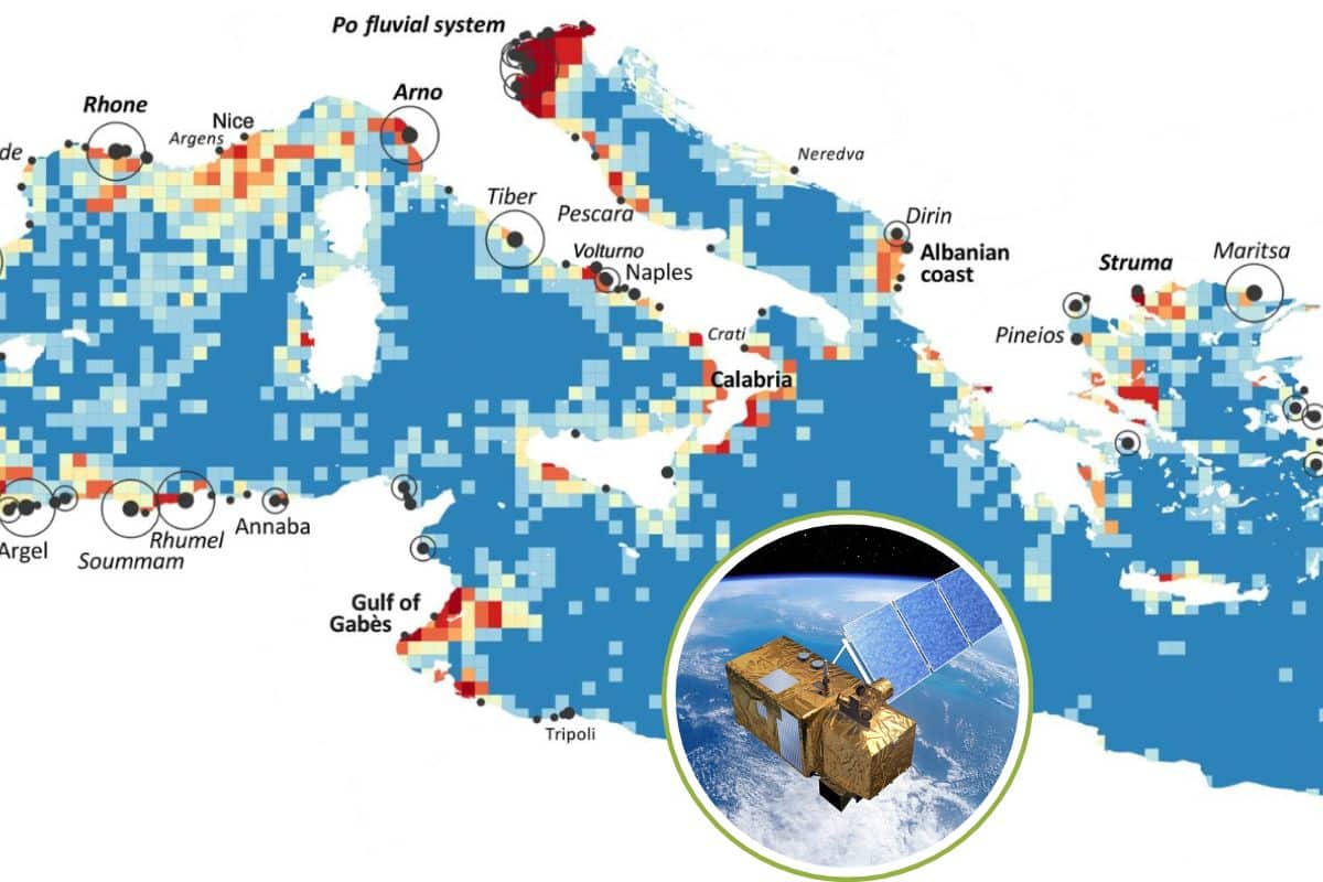 Il Mediterraneo (e l’alto Adriatico in particolare) è sommerso dalla plastica: i satelliti ci mostrano la verità 1 Rifiuti Mar Mediterraneo.jpg