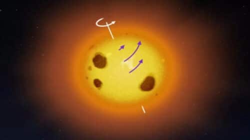 Un strana stella appena scoperta sbalordisce gli astronomi 1 artists impression v889 herculis rotation 1 500x281.jpg