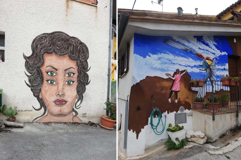 Sono stato a Braccano, il paese dei Murales delle Marche (e ti mostro la meraviglia dei suoi vicoletti) 1 braccano 1.jpg