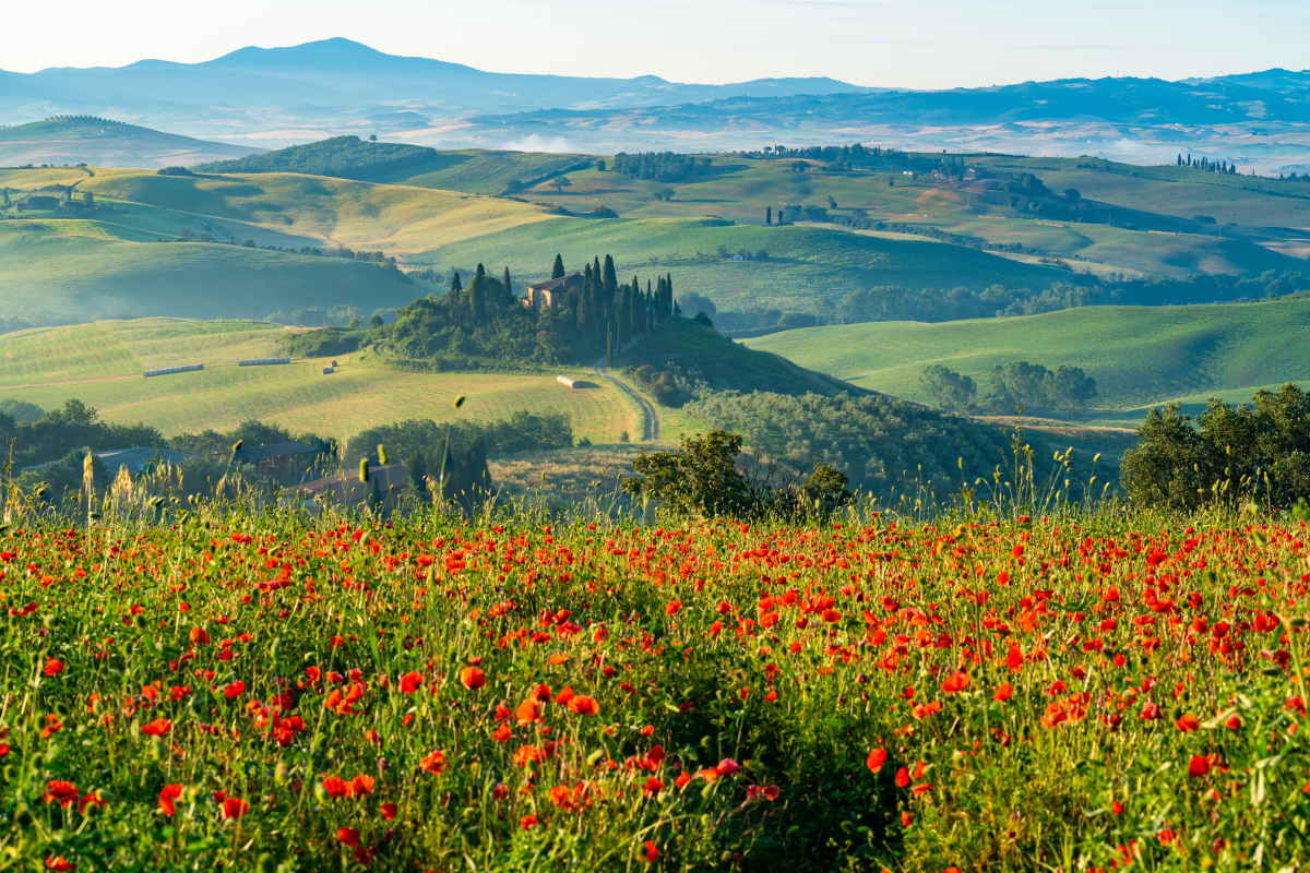 Quest’anno le vacanze sono a km 0: 1 italiano su 3 non si sposta dalla propria regione e aumenta il turismo green 1 campagna toscana.jpg
