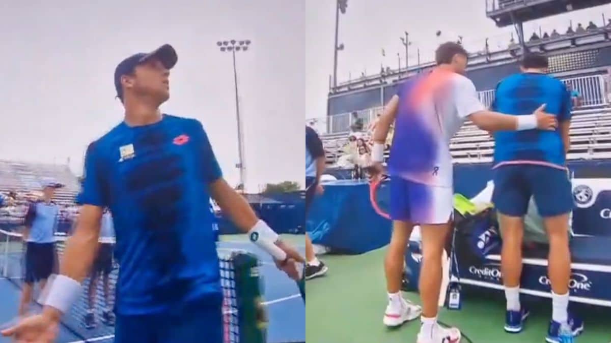 Atp Cincinnati, la lite in campo tra italiani. Cobolli accusa Darderi di fingere, lui si ritira per infortunio – I video 1 cobolli darderi cincinnati.jpg