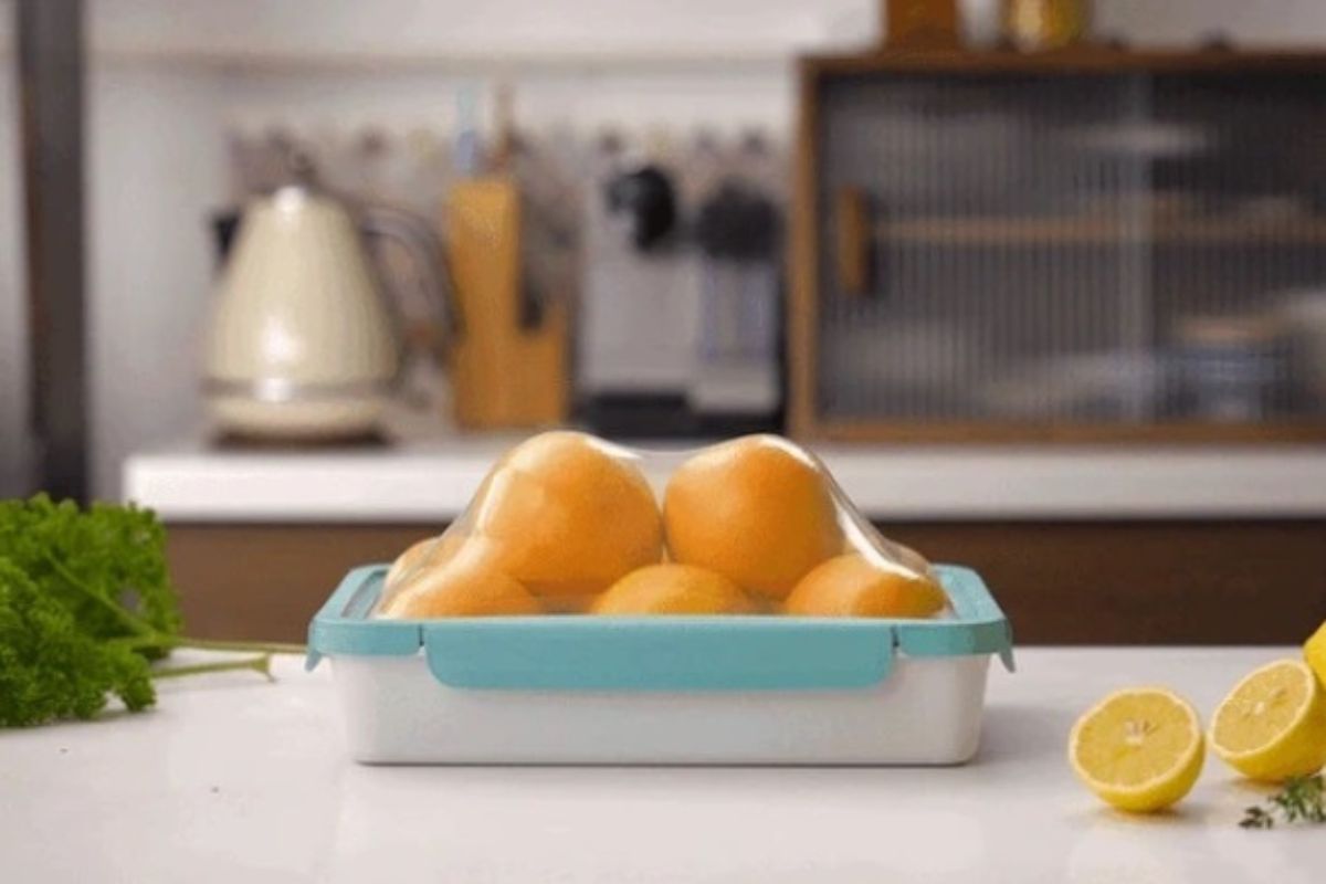 Questo contenitore per alimenti è la “svolta”, si adatta a qualsiasi forma di cibo senza deformare o rompere il coperchio 1 contenitore flexn fresh.jpg