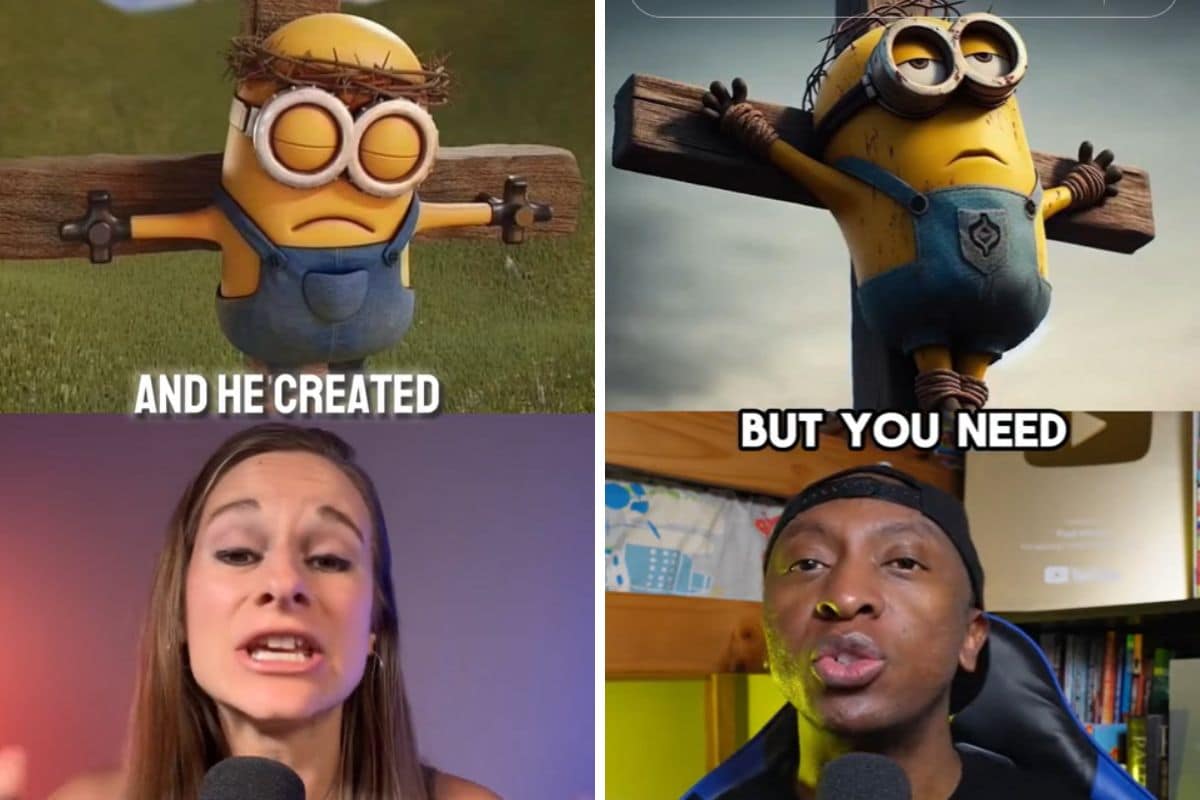 Minions crocifissi: che cosa c’è dietro l’assurdo trend che spopola su TikTok (creando polemiche) 1 minions gesu.jpg