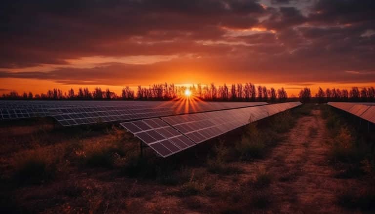 sun sets renewable energy futuristic landscape generated by ai scaled.jpg