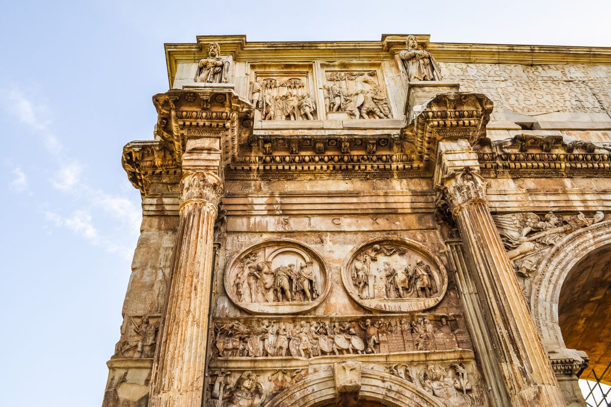 A Roma, la furia del maltempo danneggia l’Arco di Costantino 1 Arco di Costantino.jpg